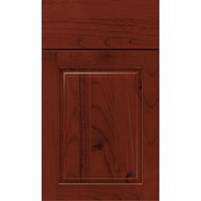 Square Marsala Dark Finish Square Cabinets