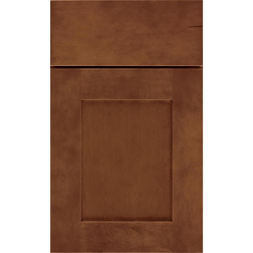 Square Tundra Dark Finish Square Cabinets