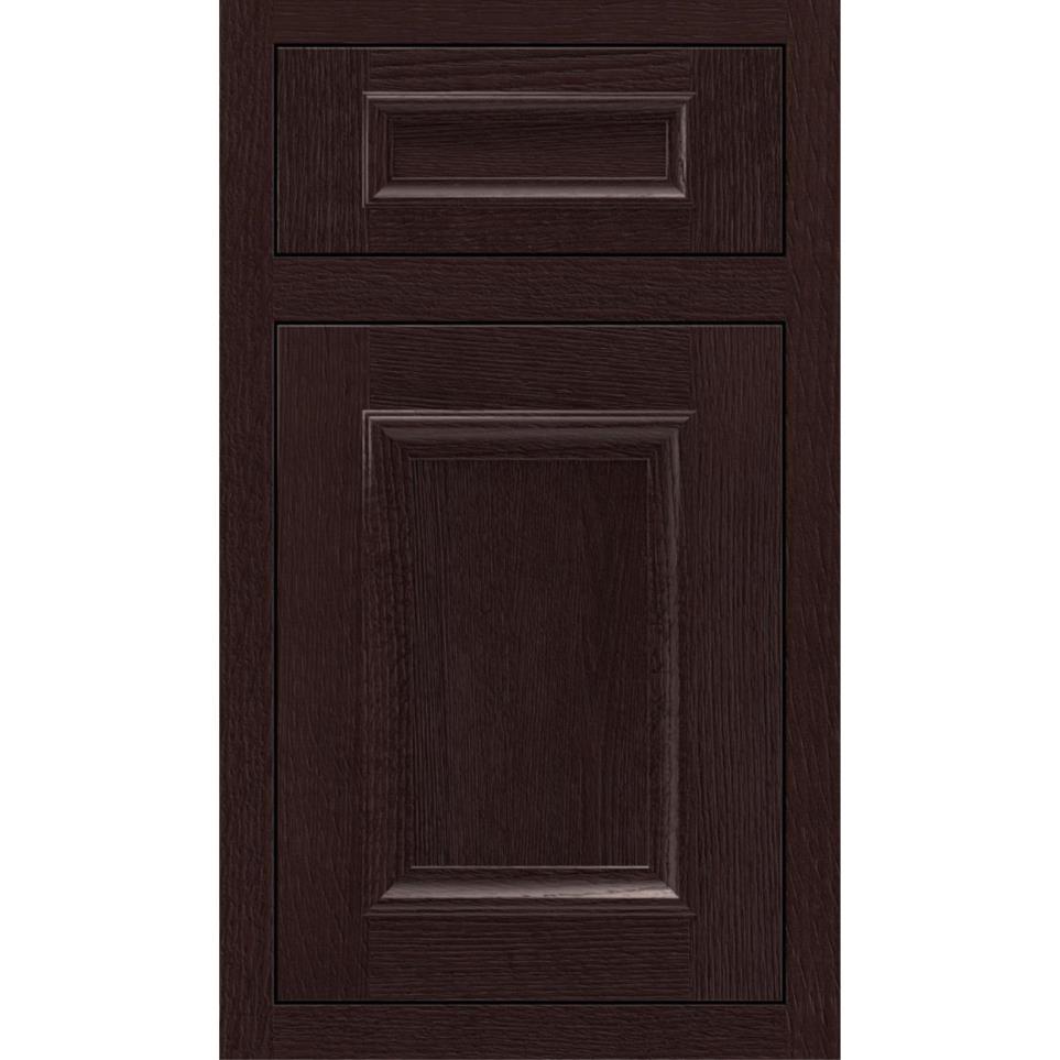 5 Piece Teaberry Dark Finish 5 Piece Cabinets