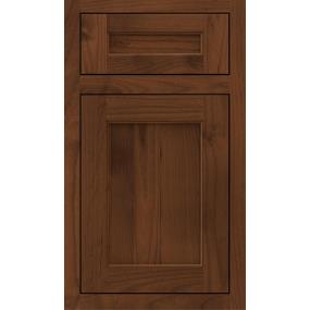 Square Sepia Dark Finish Square Cabinets