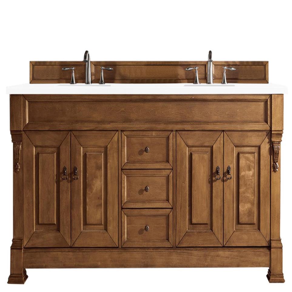 Base with Sink Top Country Oak Medium Finish Vanities