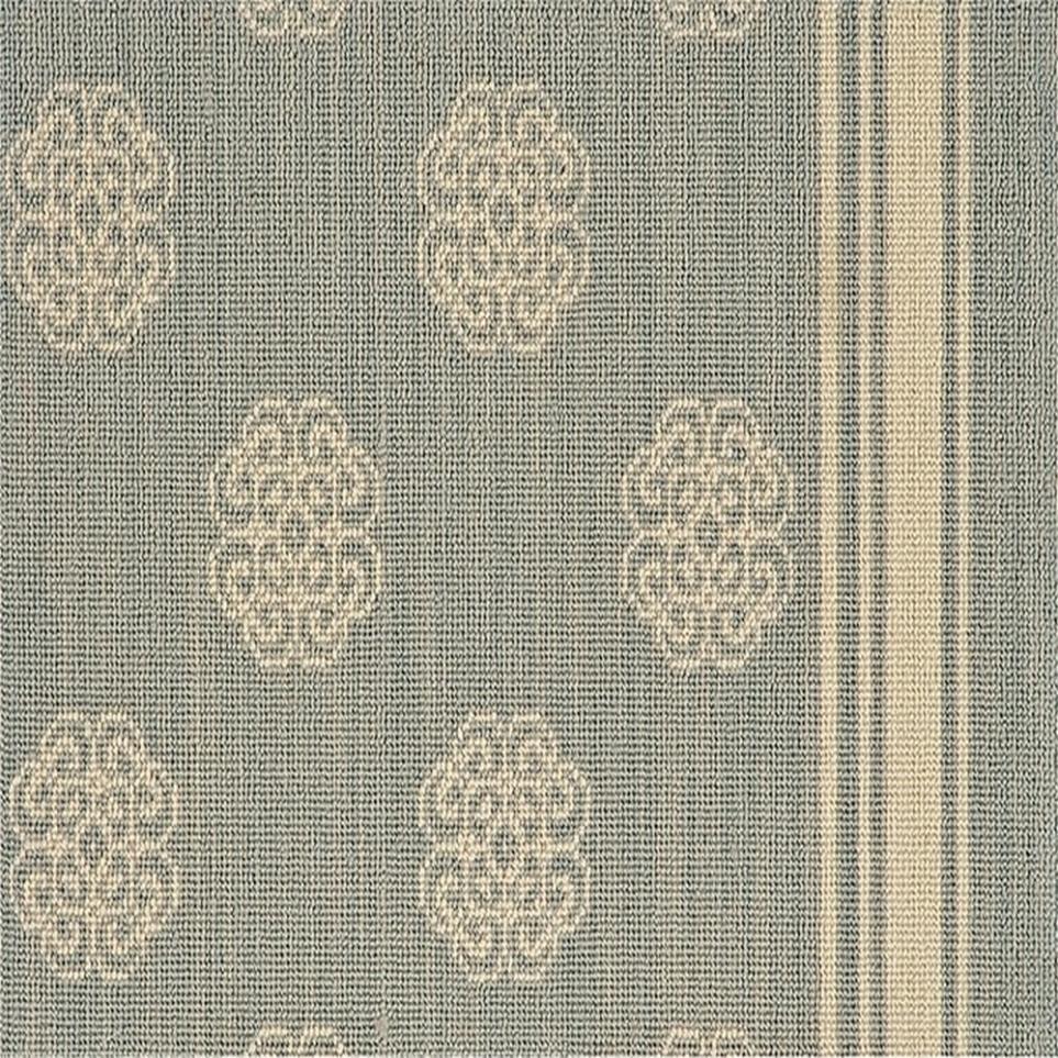 Woven Gulf Ivory Green Carpet