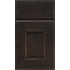 Square Thunder Dark Finish Square Cabinets