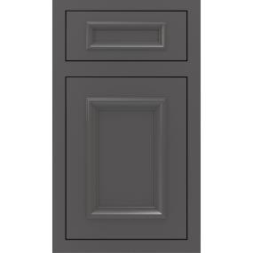 Inset Peppercorn Paint - Grey Inset Cabinets
