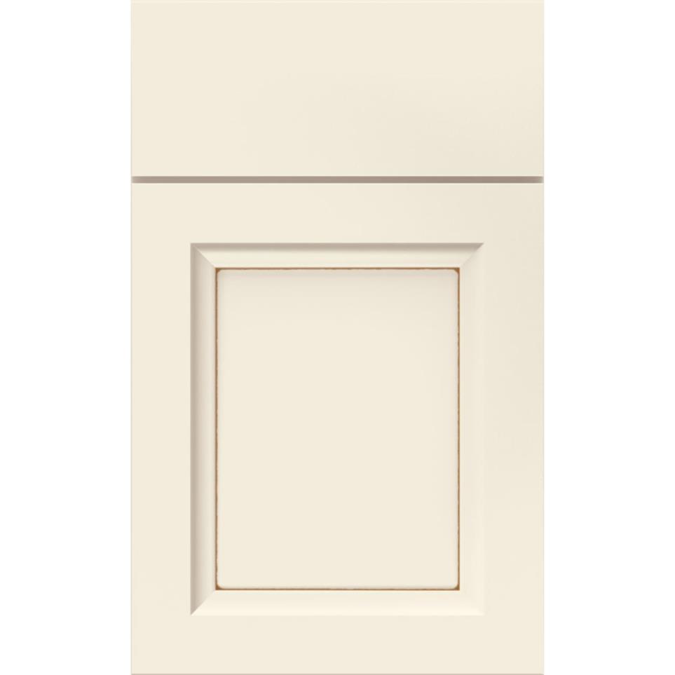 Square Coconut Toasted Almond Glaze - Paint Square Cabinets