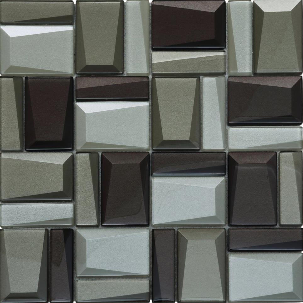 Mosaic Asscher Gray Tile