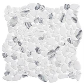 Tile Pebbly Shore White Tile
