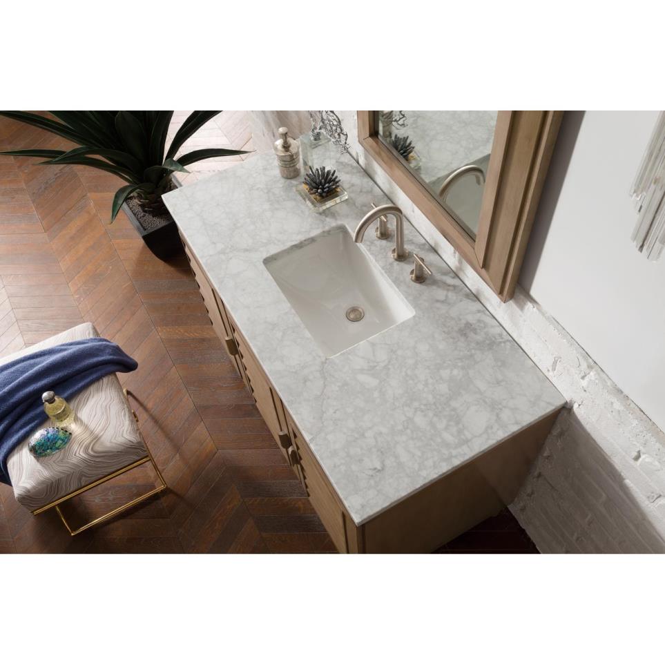 Base with Sink Top Whitewashed Walnut Light Finish Vanities