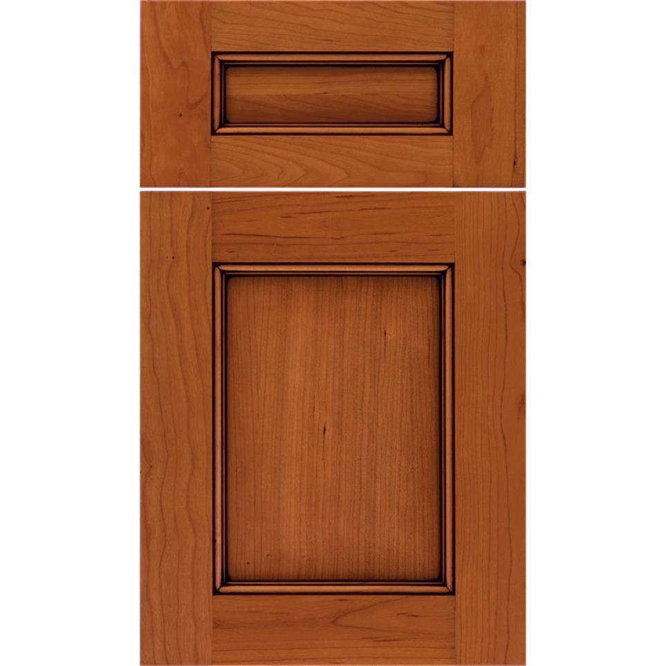 Square Ginger Mocha Glaze Glaze - Stain Square Cabinets