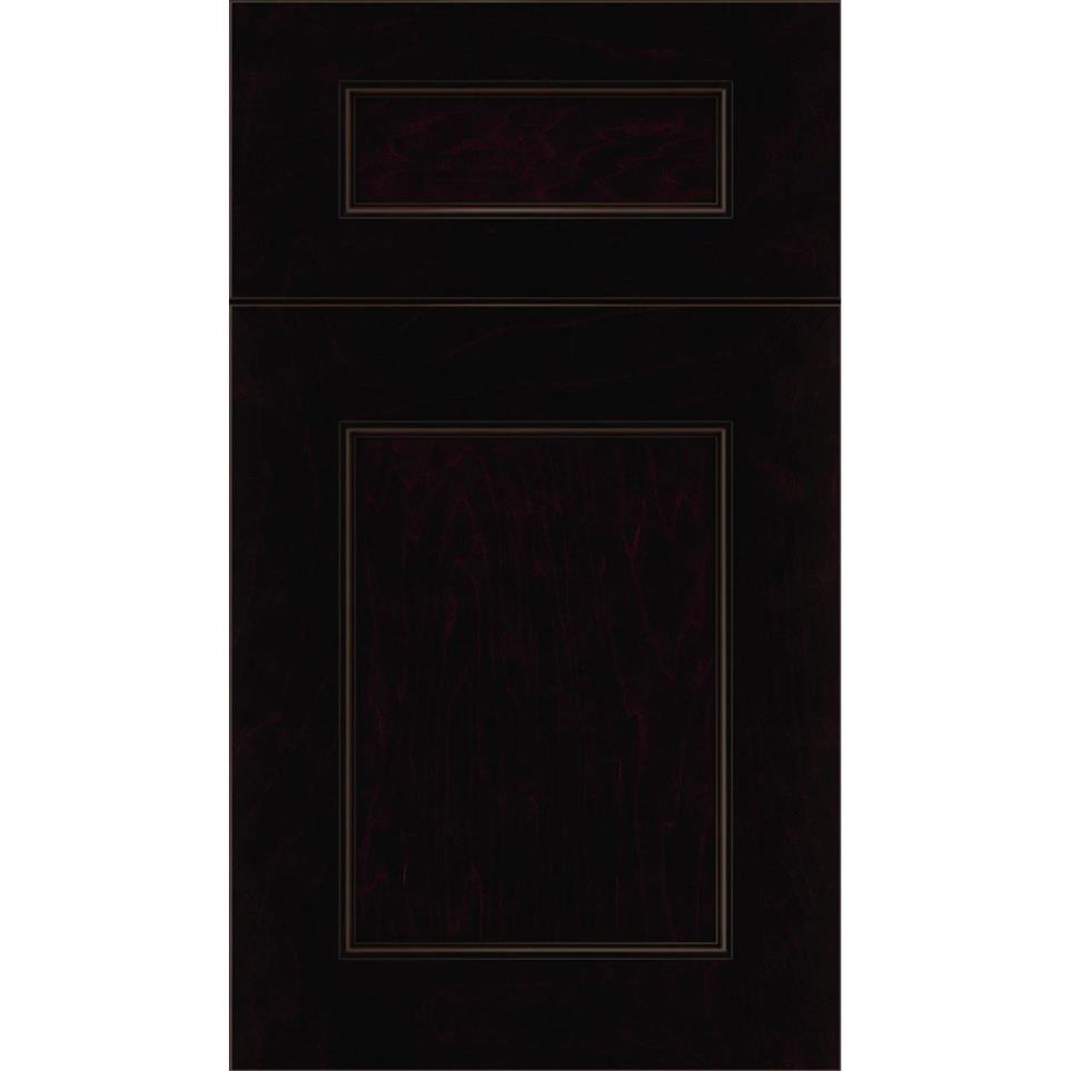 Square Espresso Black Glaze Glaze - Stain Square Cabinets