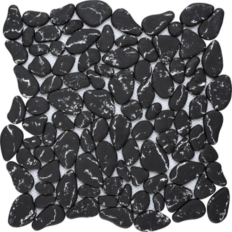 Mosaic 18Fbgpb Black Black Tile