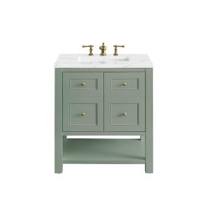Base with Sink Top Smokey Celadon Green Vanities