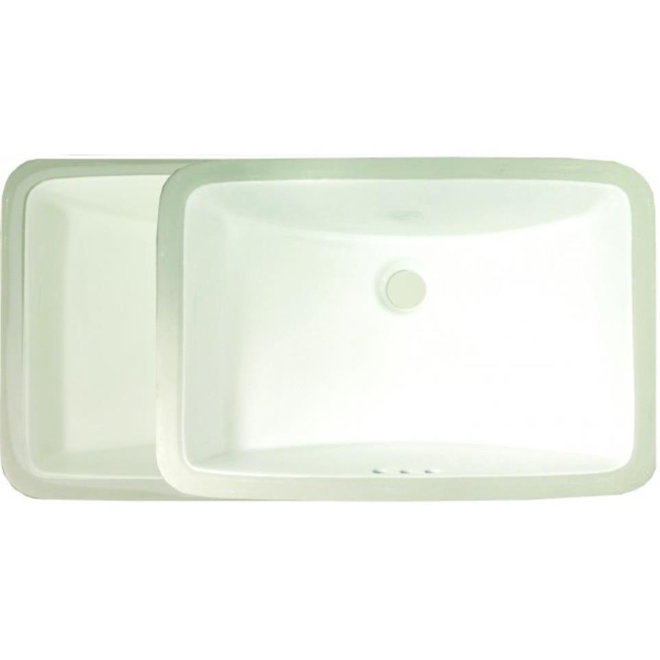 Bath White  Bathroom Sinks