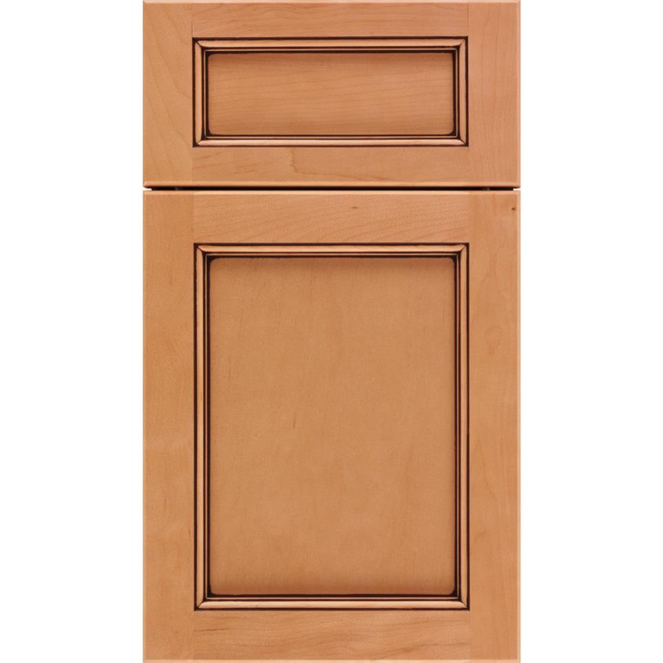 Square Ginger Mocha Glaze Glaze - Stain Square Cabinets