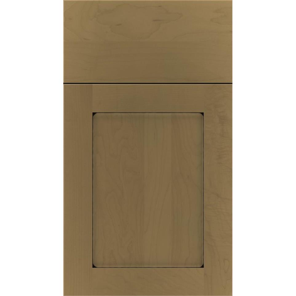 Square Frappe Black Glaze Glaze - Stain Square Cabinets
