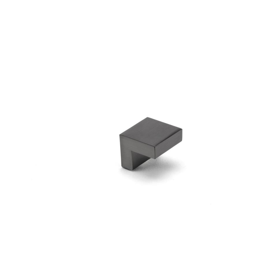 Knob Brushed Black Stainless Black Knobs
