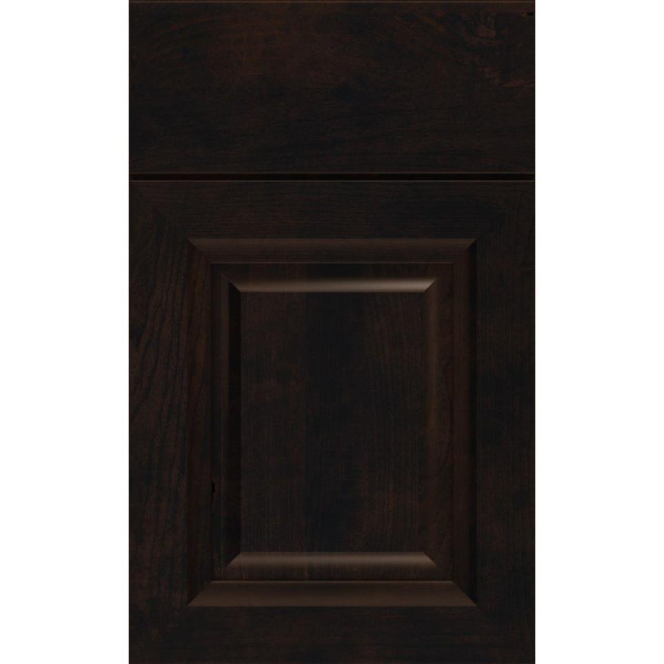 Square Chocolate Dark Finish Square Cabinets