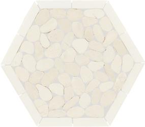 Mosaic Icicle Tumbled White Tile