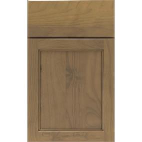 Square Buckskin Medium Finish Square Cabinets