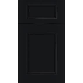 5 Piece Gunmetal Blue Black Glaze Glaze - Stain 5 Piece Cabinets