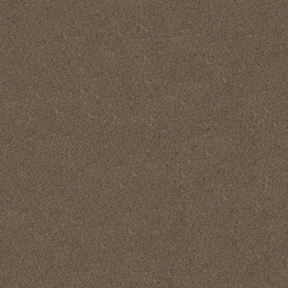 Textured Saxony Bell Tower Brown Carpet