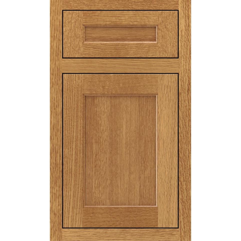 Square Wheatfield Light Finish Square Cabinets