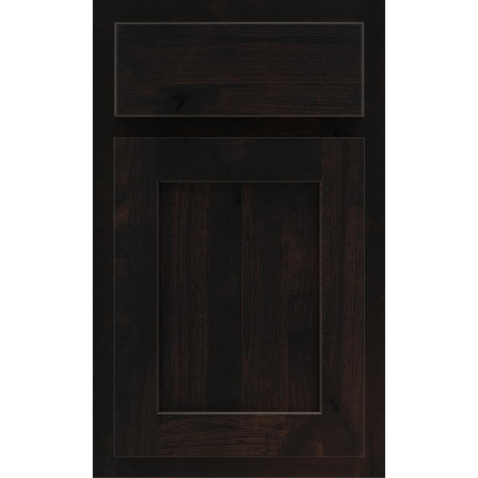 Square Chocolate Dark Finish Square Cabinets