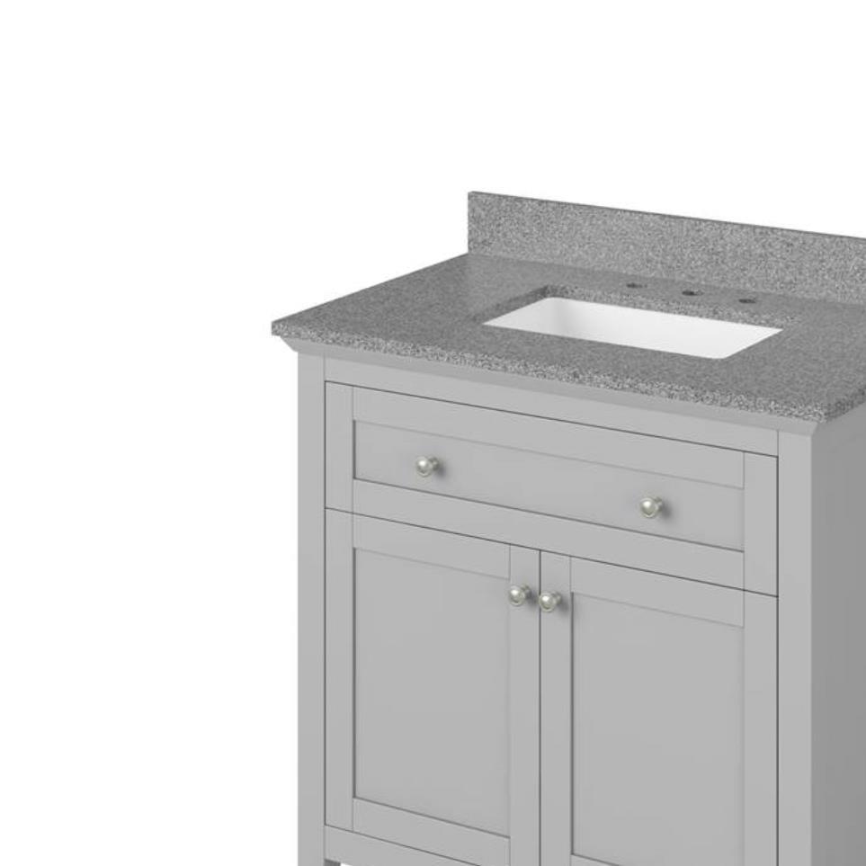 Base with Sink Top Grey Grey / Black Vanities