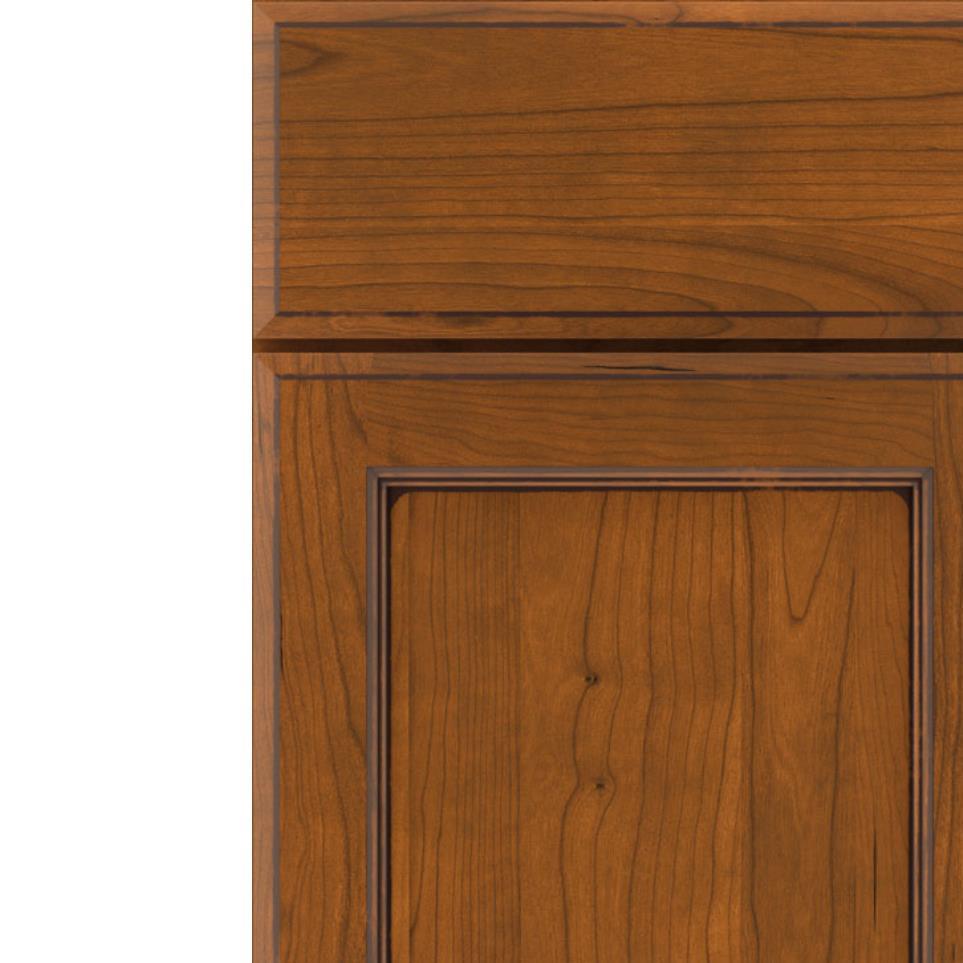 Square Whiskey Black Glaze - Stain Square Cabinets