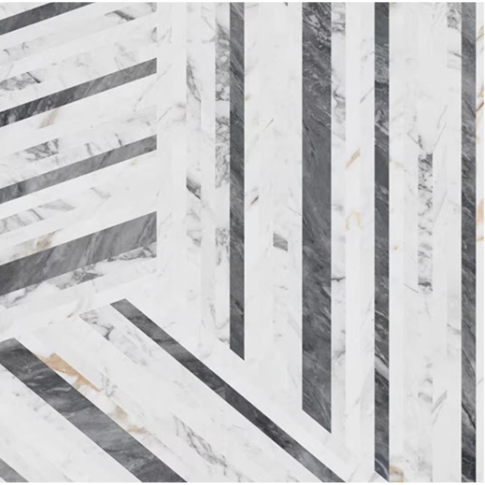 Tile Entranced Deco Polished White Tile