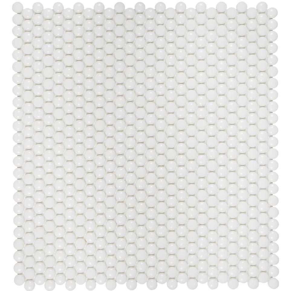 Mosaic Maui Island White Tile