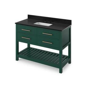 Base with Sink Top Green Green Vanities