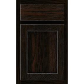 Square Chocolate Dark Finish Square Cabinets