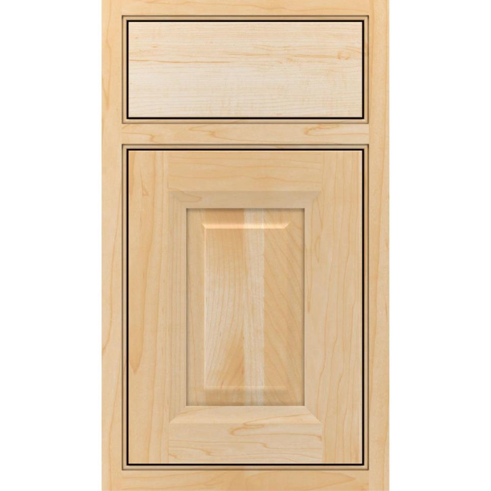 Square Natural Light Finish Square Cabinets