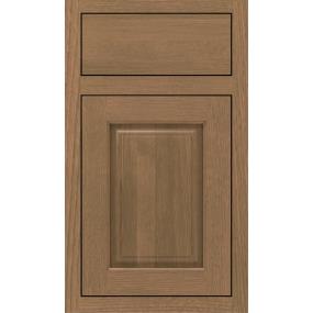 Square Gunny Medium Finish Square Cabinets