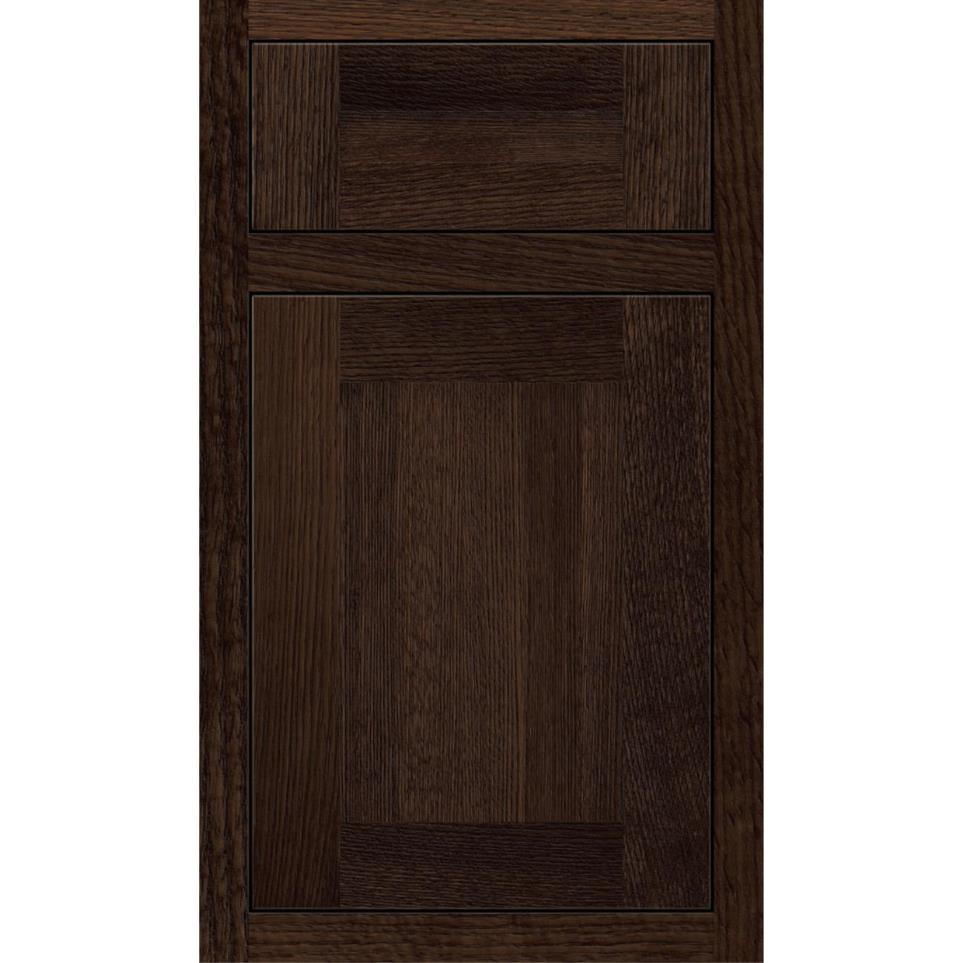 Square Bombay Dark Finish Square Cabinets