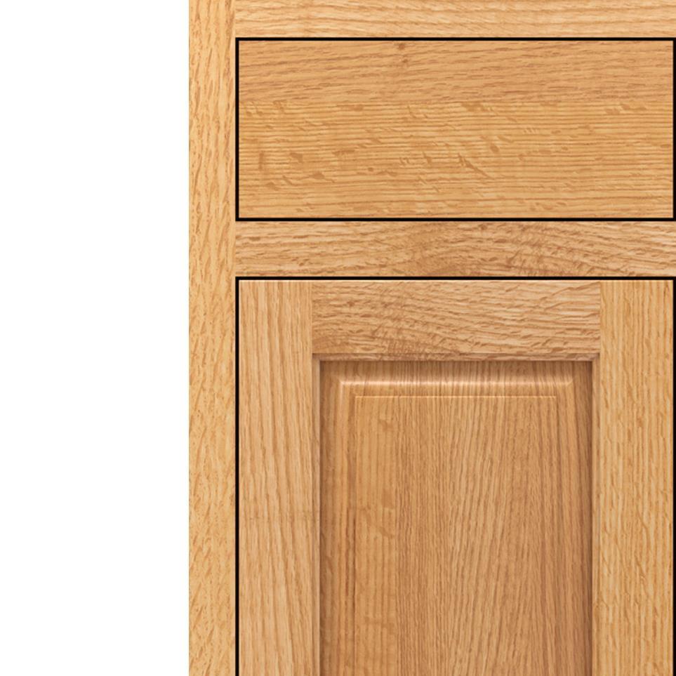 Inset Natural Light Finish Inset Cabinets