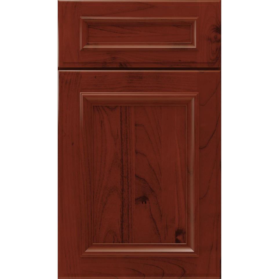 5 Piece Marsala Dark Finish 5 Piece Cabinets