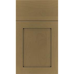 Square Frappe Black Glaze Glaze - Stain Square Cabinets