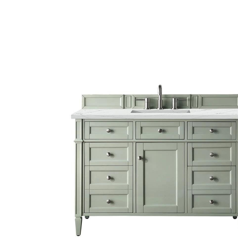 Base with Sink Top Sage Green Green Vanities