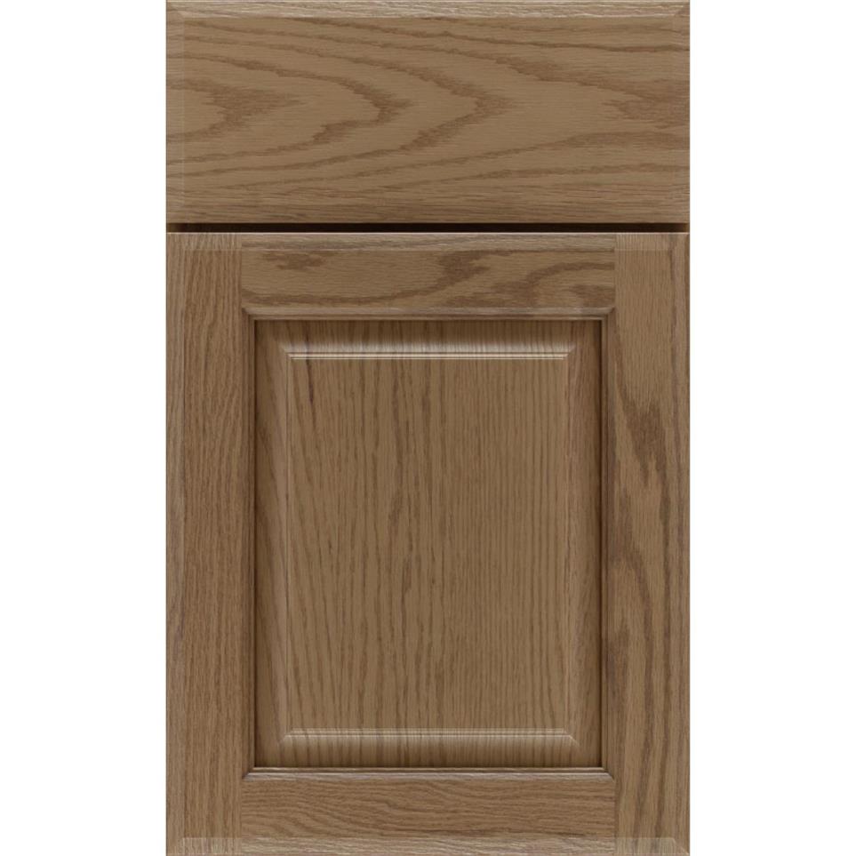 Square Buckskin Medium Finish Square Cabinets