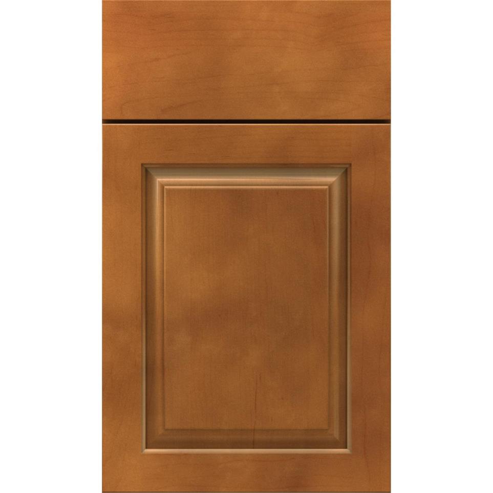 Square Cattail Medium Finish Square Cabinets