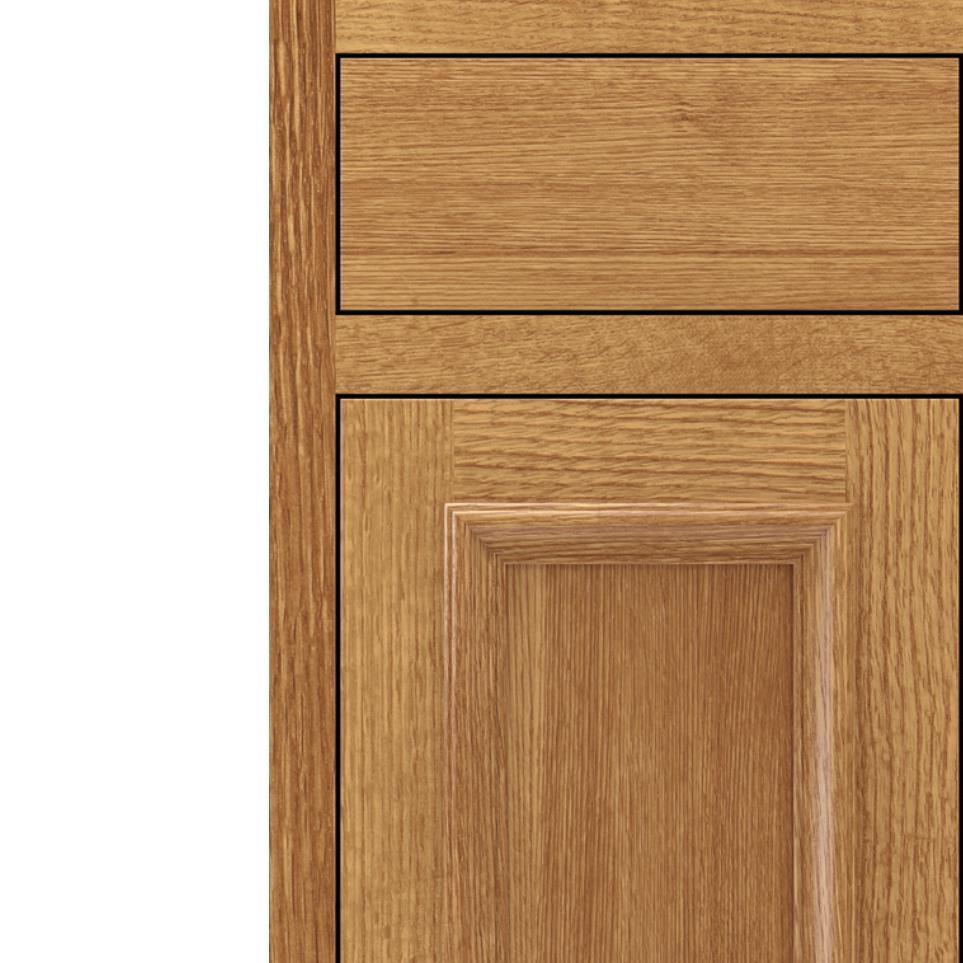 Square Wheatfield Light Finish Square Cabinets