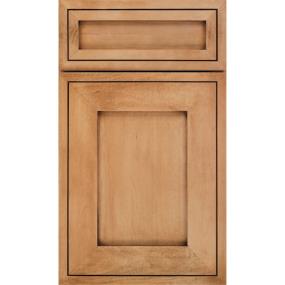 Square Natural Coffee Medium Finish Square Cabinets