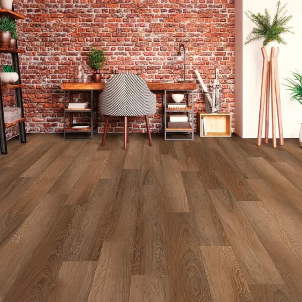 Tile Plank Irvine Chestnut Dark Finish Vinyl