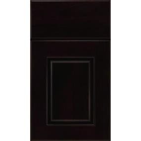 Square Espresso Black Glaze Glaze - Stain Square Cabinets
