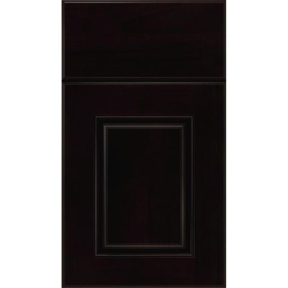 Square Espresso Black Glaze Glaze - Stain Square Cabinets