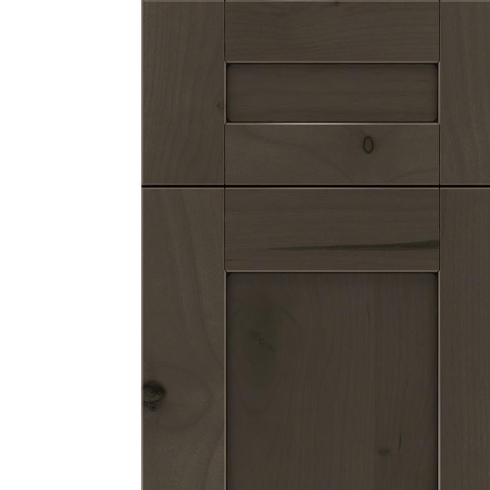 Square Thunder Black Glaze Glaze - Stain Square Cabinets