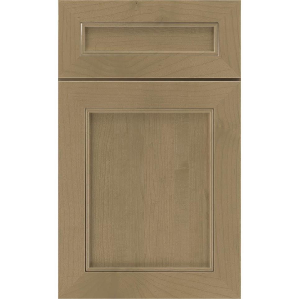 5 Piece Buckskin Medium Finish 5 Piece Cabinets