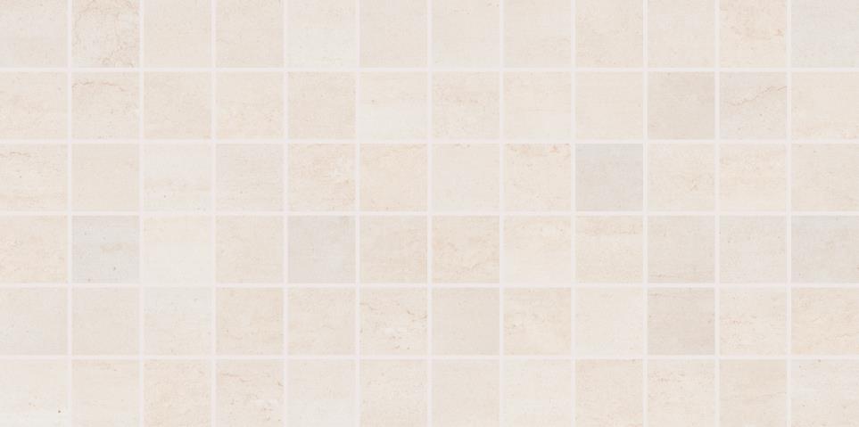 Mosaic Off White Matte White Tile